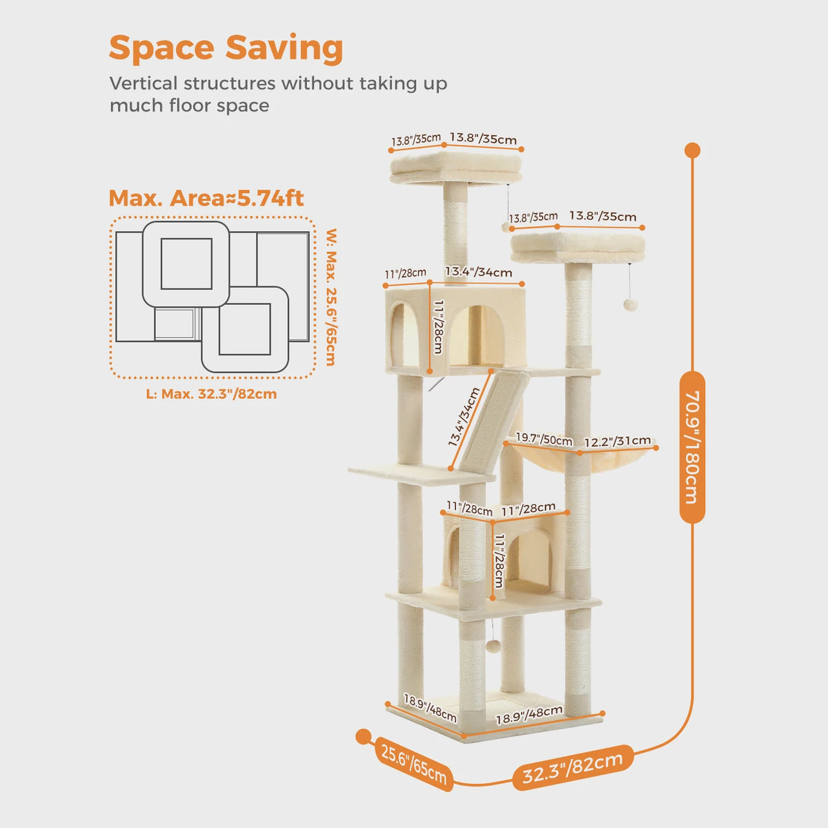 Multi-Level Cat Tree Tower