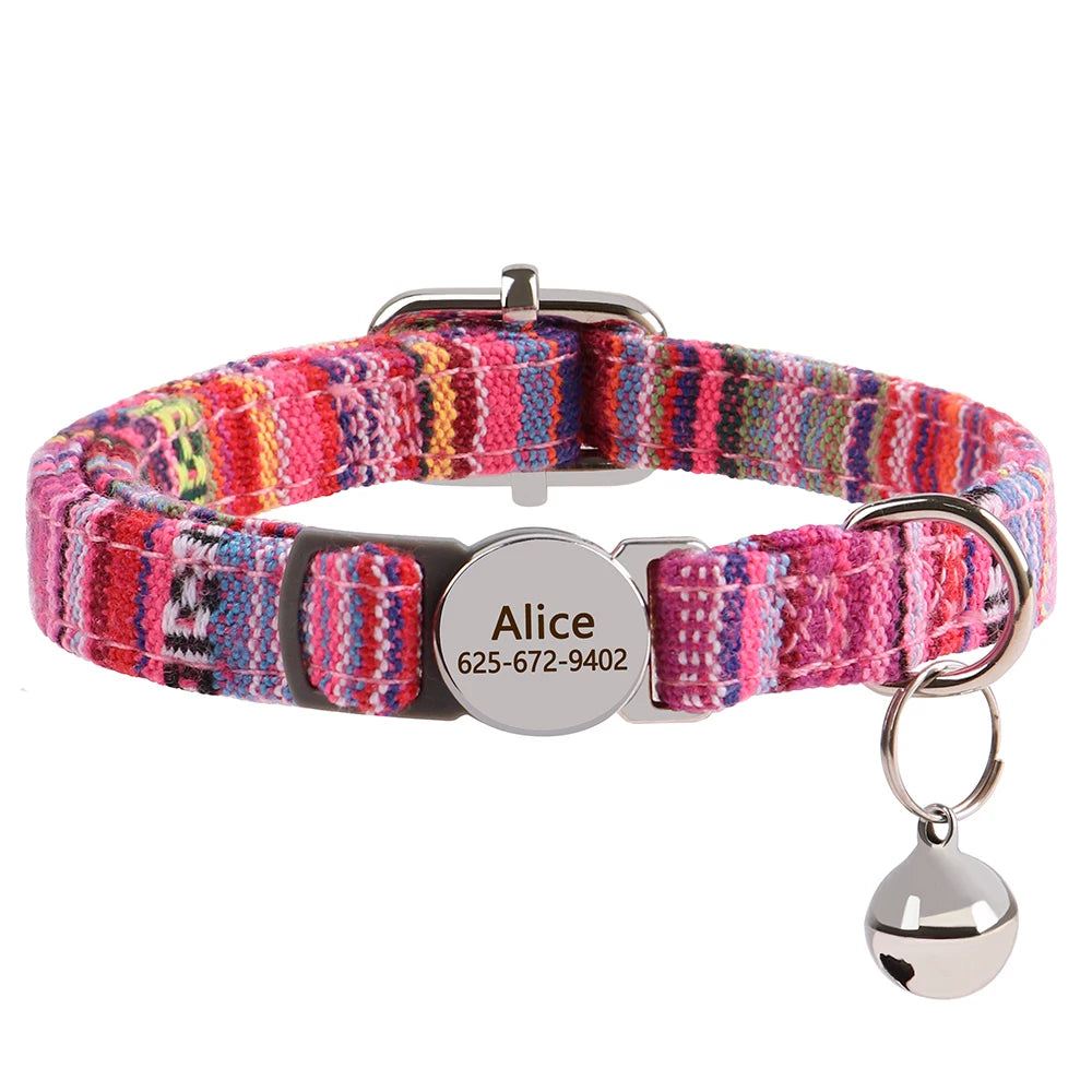 Personalized Adjustable Pet Collar
