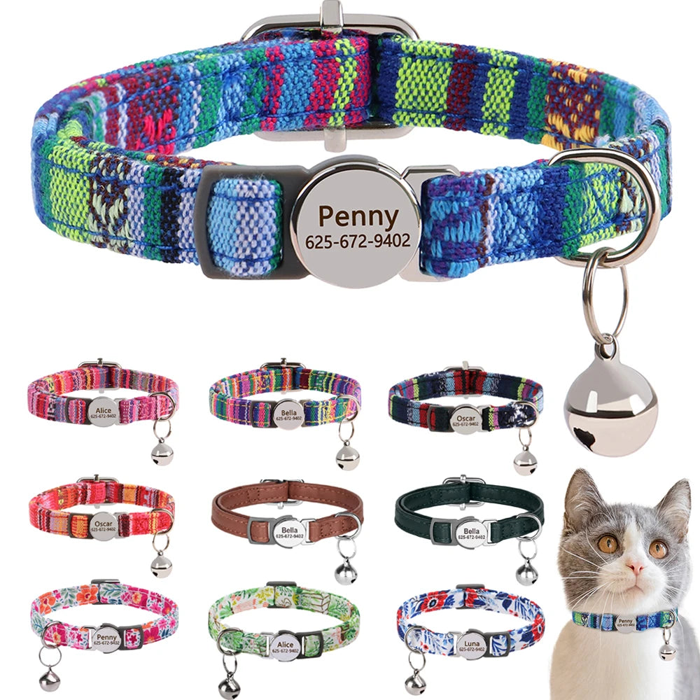 Personalized Adjustable Pet Collar